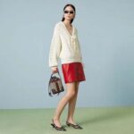 Gucci Women Ophidia GG Bucket Bag Beige Ebony GG Supreme Canvas Double G - Image 11