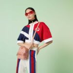 Gucci Women Ophidia Mini GG Shoulder Bag Pink GG Canvas Leather Double G - immagine 11