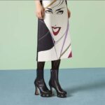 Gucci Women Platform GG Studs Black Leather Spool High 11.4 CM Heel - immagine 11