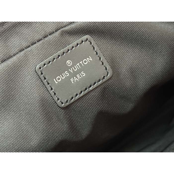 Louis Vuitton LV Uniisex Porte-Documents Voyage PM Black Damier Infini Cowhide Leather (13)