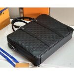 Louis Vuitton LV Uniisex Porte-Documents Voyage PM Black Damier Infini Cowhide Leather - immagine 5