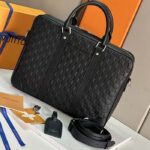 Louis Vuitton LV Uniisex Porte-Documents Voyage PM Black Damier Infini Cowhide Leather - immagine 2