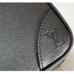 Louis Vuitton LV Uniisex Porte-Documents Voyage PM Black Taiga Noir Cowhide Leather - Image 8