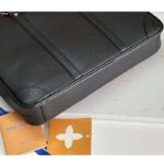 Louis Vuitton LV Uniisex Porte-Documents Voyage PM Black Taiga Noir Cowhide Leather - Image 6