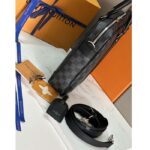 Louis Vuitton LV Uniisex Porte-Documents Voyage PM Damier Graphite Coated Canvas – Image 5