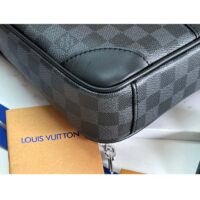 Louis Vuitton LV Uniisex Porte-Documents Voyage PM Damier Graphite Coated Canvas (2)