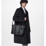 Louis Vuitton LV Uniisex Porte-Documents Voyage PM Monogram Eclipse Coated Canvas – Image 12