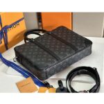 Louis Vuitton LV Uniisex Porte-Documents Voyage PM Monogram Eclipse Coated Canvas – Image 4