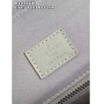 Louis Vuitton LV Unisex Christopher MM Backpack Mineral Gray Embossed Taurillon Monogram Cowhide Leather - Imagen 11