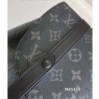 Louis Vuitton LV Unisex Christopher MM Backpack Monogram Eclipse Coated Canvas Reverse (12)