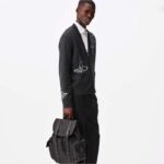 Louis Vuitton LV Unisex Christopher PM Backpack Black Taurillon Monogram Embossed Cowhide Leather - immagine 13