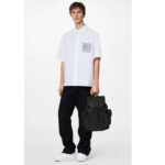 Louis Vuitton LV Unisex Christopher PM Backpack Black Taurillon Monogram Embossed Cowhide Leather - immagine 12