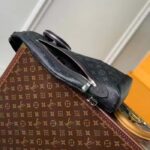 Louis Vuitton LV Unisex Duo Slingbag Black Monogram Coated Canvas Taiga Cowhide Leather - immagine 6