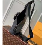 Louis Vuitton LV Unisex Duo Slingbag Black Monogram Coated Canvas Taiga Cowhide Leather - immagine 4