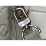 Louis Vuitton LV Unisex Keepall Bandoulière 25 Mineral Gray Embossed Taurillon Monogram Cowhide Leather – Bild 10