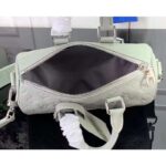 Louis Vuitton LV Unisex Keepall Bandoulière 25 Mineral Gray Embossed Taurillon Monogram Cowhide Leather – Bild 6