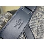 Louis Vuitton LV Unisex Keepall Bandoulière 45 Blue Monoglam Coated Canvas Cowhide Leather - Image 8