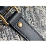 Louis Vuitton LV Unisex Keepall Bandoulière 45 Blue Monoglam Coated Canvas Cowhide Leather - Image 7