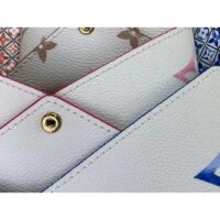 Louis Vuitton LV Unisex Kirigami Pochette Monogram Coated Canvas Printed Grained Cowhide Leather (7)