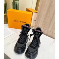 Louis Vuitton LV Unisex LV Archlight 2.0 Platform Black Suede Calf Leather Oversized Rubber (6)