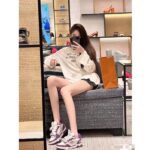 Louis Vuitton LV Unisex LV Trainer Sneaker Purple Monogram Denim Rubber Outsole - Image 11