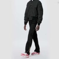 Louis Vuitton LV Unisex LV Trainer Sneaker Red Monogram Textile Rubber Outsole (6)