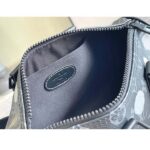 Louis Vuitton LV Unisex LV x YK Bandoulière Keepall 25 Black Silver Monogram Eclipse Coated Canvas - Image 6