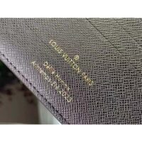 Louis Vuitton LV Unisex Multiple Wallet Brown Monogram Cowhide Leather Silver-Color Hardware (9)