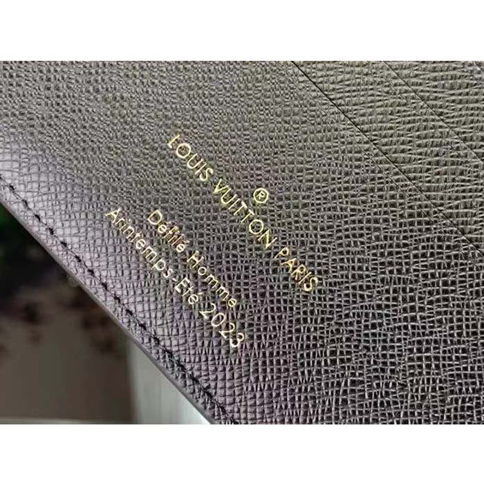 Louis Vuitton LV Unisex Multiple Wallet Brown Monogram Cowhide Leather Silver-Color Hardware (8)