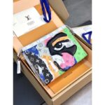 Louis Vuitton LV Unisex Pochette Voyage Multicolor Monogram Coated Canvas Cowhide Leather - immagine 3