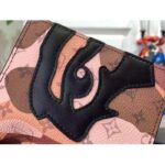 Louis Vuitton LV Unisex Pocket Organizer Brown Monogram Coated Canvas Cowhide Leather - Imagen 5