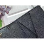 Louis Vuitton LV Unisex Pocket Organizer Brown Monogram Coated Canvas Cowhide Leather - Imagen 9