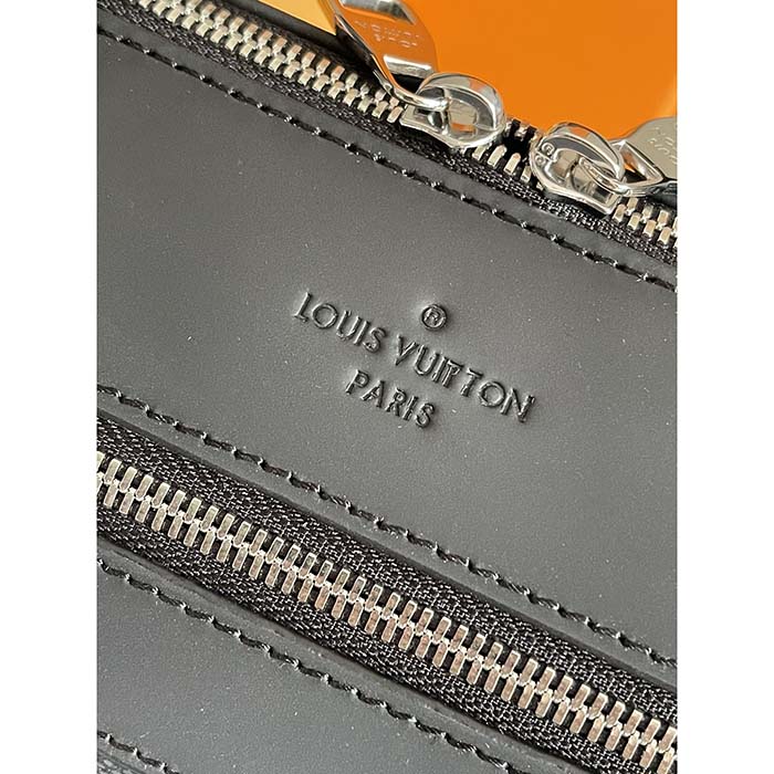 Louis Vuitton LV Unisex Porte-Documents Jour Damier Graphite Canvas Cowhide Leather (1)