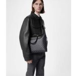Louis Vuitton LV Unisex Porte-Documents Jour Damier Graphite Canvas Cowhide Leather - Imagen 12