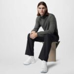 Louis Vuitton LV Unisex Run Away Sneaker White Maxi Damier-Embossed Grained Calf Leather Rubber - Bild 12