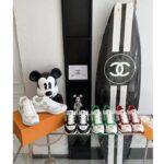 Louis Vuitton LV Unisex Run Away Sneaker White Maxi Damier-Embossed Grained Calf Leather Rubber - Bild 11