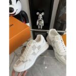 Louis Vuitton LV Unisex Run Away Sneaker White Maxi Damier-Embossed Grained Calf Leather Rubber - Bild 8