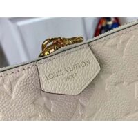 Louis Vuitton LV Unisex Sac Sport Crème Beige Embossed Supple Grained Cowhide Leather (10)