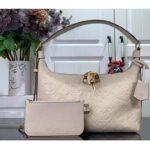 Louis Vuitton LV Unisex Sac Sport Crème Beige Embossed Supple Grained Cowhide Leather - immagine 2