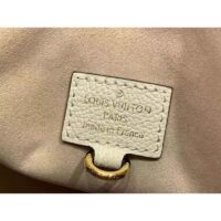 Louis Vuitton LV Unisex Sac Sport Crème Beige Embossed Supple Grained Cowhide Leather (10)