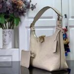 Louis Vuitton LV Unisex Sac Sport Crème Beige Embossed Supple Grained Cowhide Leather - immagine 4