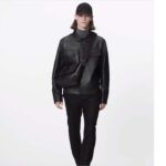 Louis Vuitton LV Unisex Saumur Messenger Monogram Eclipse Coated Canvas Black Leather - immagine 11