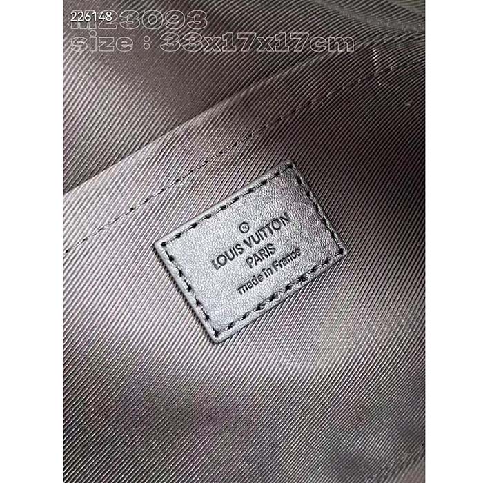Louis Vuitton LV Unisex Soft Polochon MM Gradient Electric Sun Calf Leather Textile Lining (1)