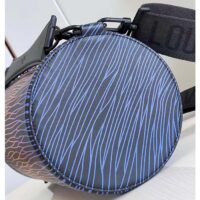 Louis Vuitton LV Unisex Soft Polochon MM Gradient Electric Sun Calf Leather Textile Lining (6)