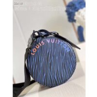 Louis Vuitton LV Unisex Soft Polochon MM Gradient Electric Sun Calf Leather Textile Lining (6)