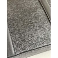 Louis Vuitton LV Unisex Takeoff Briefcase Black Grained Calf Leather Cowhide Textile Lining (2)