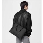 Louis Vuitton LV Unisex Takeoff Briefcase Black Grained Calf Leather Cowhide Textile Lining – Image 12