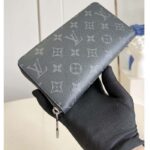Louis Vuitton LV Unisex Zippy Organizer Monogram Eclipse Coated Canvas Cowhide Leather - immagine 4