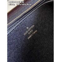 Louis Vuitton LV Unisex Zippy Wallet Monogram Reverse Coated Canvas Cowhide Leather (1)