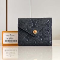 Louis Vuitton LV Unisex Zoe Wallet Monogram Empreinte Embossed Supple Grained Cowhide Leather Black Noir (1)